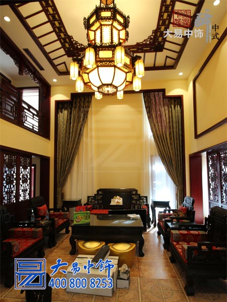 園景別墅中式裝修完工實拍 呈現(xiàn)最寫實傳統(tǒng)風(fēng)