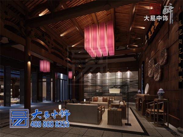 民宿大堂裝修效果圖