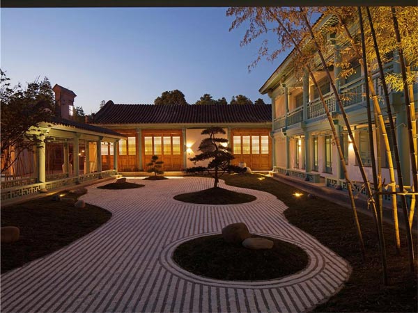 新中式客棧設(shè)計效果圖