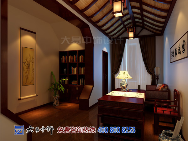 黑龍江哈爾濱280平米中式復(fù)式樓裝飾效果圖