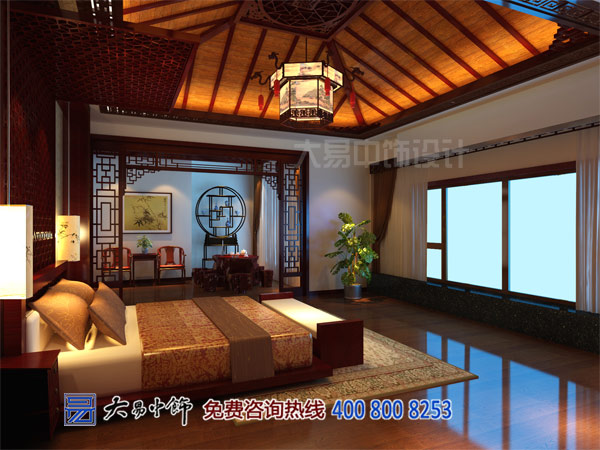 黑龍江哈爾濱280平米中式復(fù)式樓裝飾效果圖