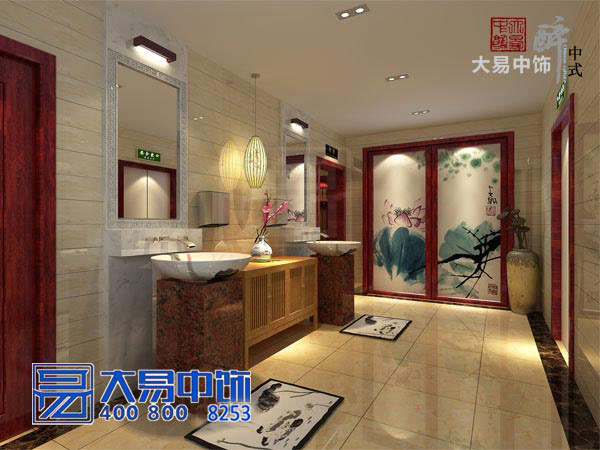 上海現代新中式會所裝修效果圖