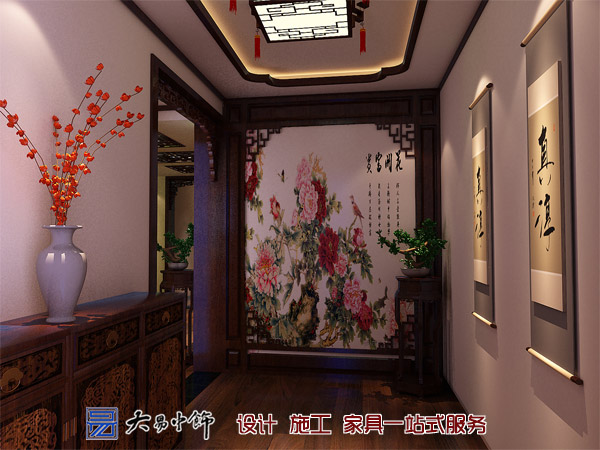 遼寧盤錦220平米別墅設計，感受中式別墅裝修的氣息