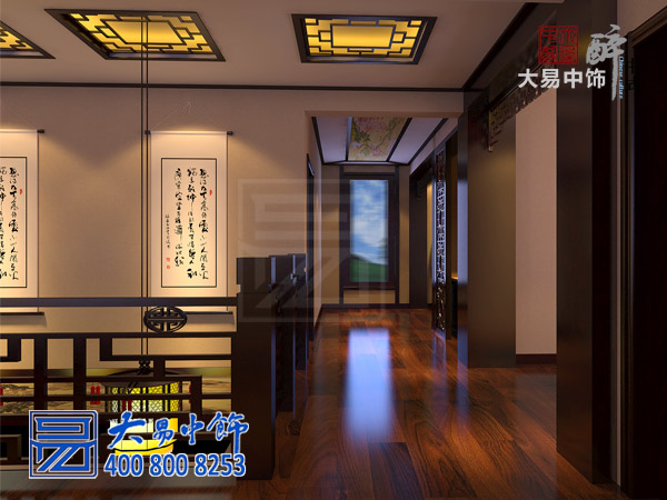 西安550平米別墅中式裝修 開啟復古典雅精致生活