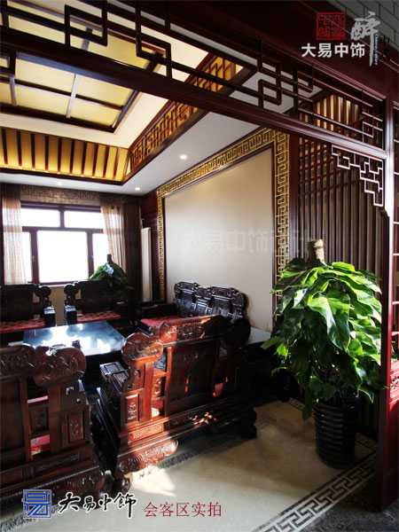 北京順義工業(yè)園區(qū)藥業(yè)集團中式辦公空間裝修設(shè)計元素