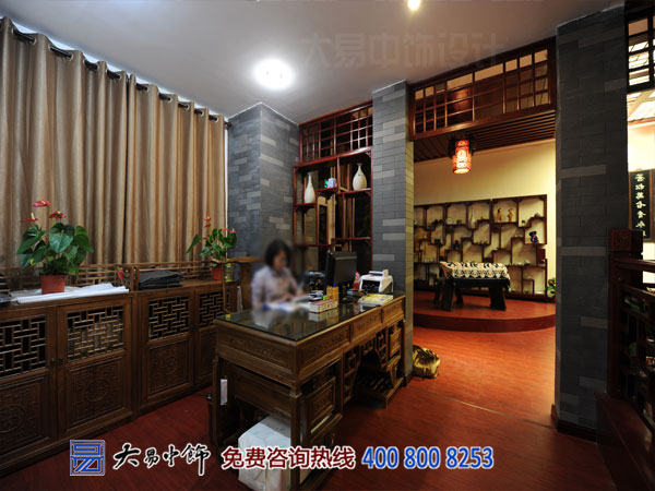 高端中式裝修竣工現場 VIP服裝店中式設計案例