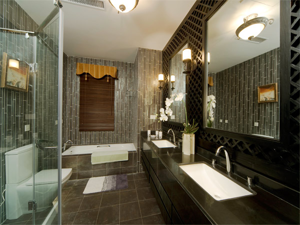 新中式風格裝修設計 淡雅含蓄現代裝修效果圖