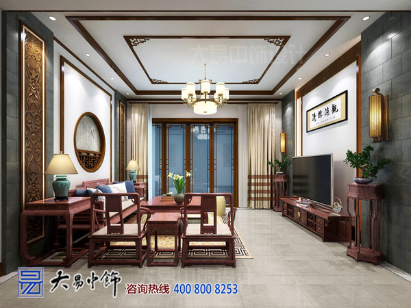 家庭中式住宅裝修設計 全屋紅木家具定制裝飾