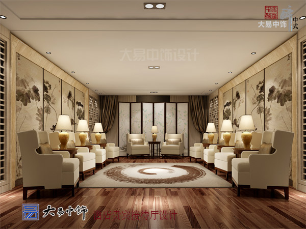 北京蘭帕國際酒店商務會議廳新中式風格裝修設計(一)