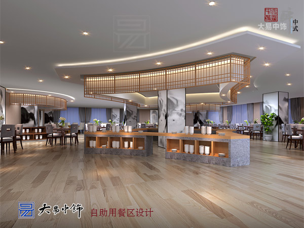 北京蘭帕國際酒店休閑娛樂區新中式風格裝修設計(二)