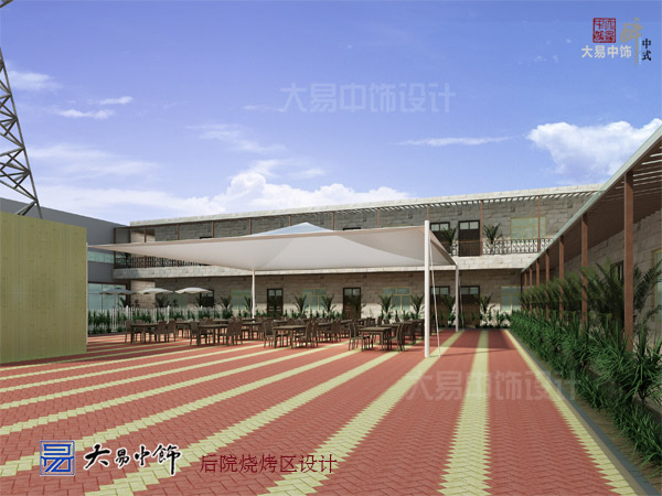 北京蘭帕國際酒店休閑娛樂區新中式風格裝修設計(二)